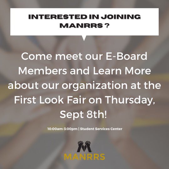 Come visit us at the First Look Fair! 🖤 #umes