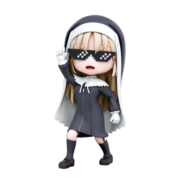 シスター・クレア 「昔に作ったもの再アップロード 」|InabaTewi@にじそ07・wf2023sのイラスト
