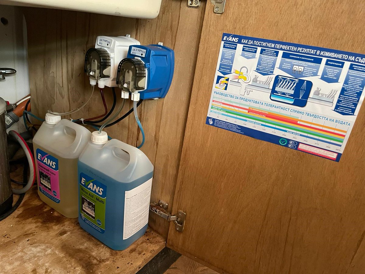 evansvanodine's tweet photo. Great to see our products and auto dosing equipment installed at sites in #Bulgaria through our distributor #BULCLEAN #cleaningandhygiene #cleaningchemicals #professionalhygiene #autodosing #dispensers #concentrates #DEMA #SEKO https://t.co/NjVtdkqrPS
