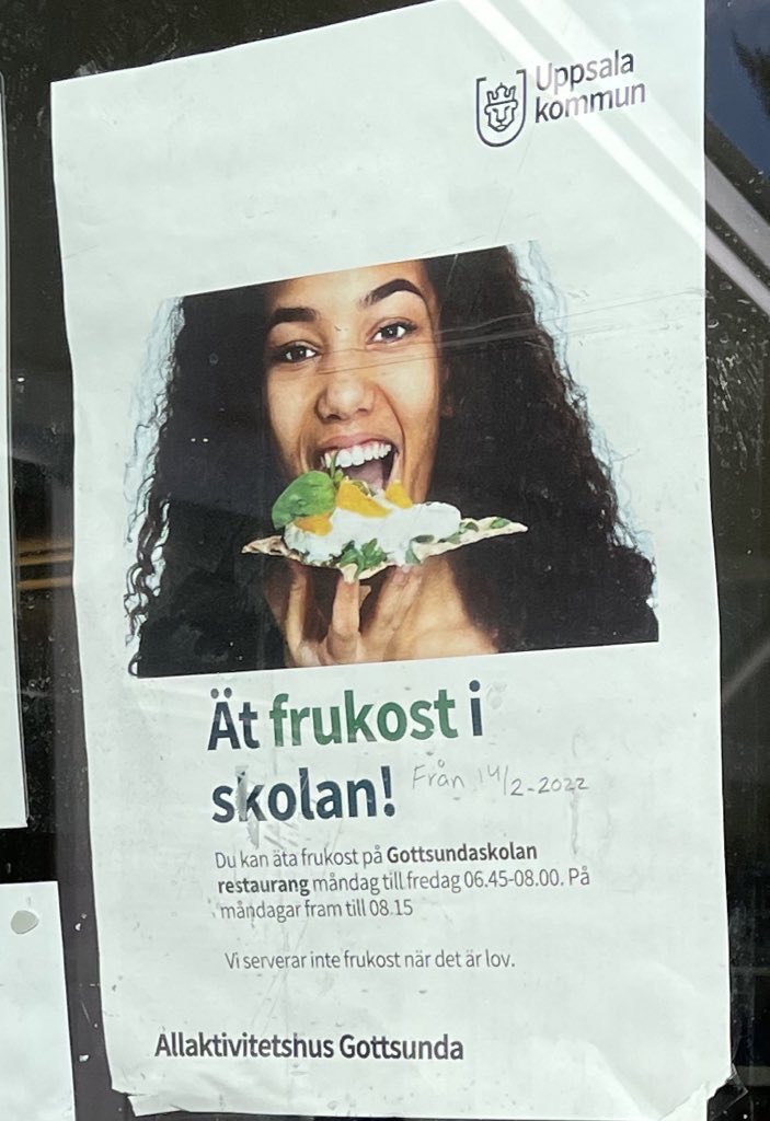 ”Vad fan får jag för pengarna?”

Ja, bland annat det här. En viktig investering för framtiden.

Allas rätt att starta dagen, och livet, med likvärdiga förutsättningar. 

Jag blir varm i hjärtat och tänker att det finns hopp.