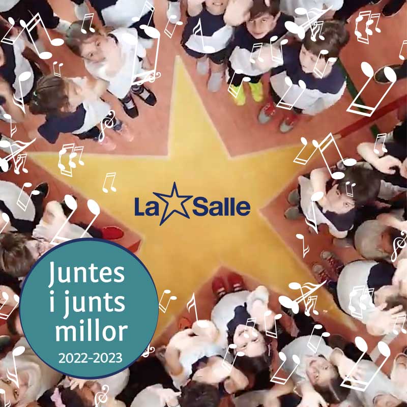 #NouCursLaSalle #CançoDelLemaLaSalle Junts sempre és millor i si anem de bracet serà més fàcil fer realitat la missió del nostre fundador sant Joan Baptista de La Salle: construir un món millor. #JuntsIJuntesMillor. Et donem la benvinguda. youtu.be/d2iofsjfcuk
