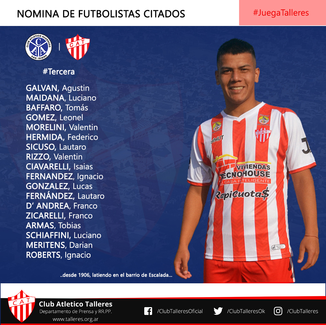 Club Atlético Talleres (@ClubTalleresOk) / X