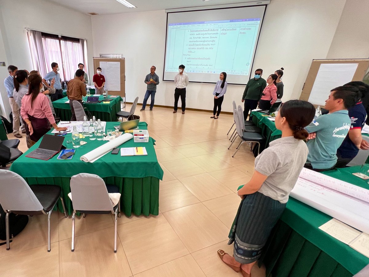 Lae_Nakhornphet's tweet photo. This week, some of @voicetweetz #Laos grantee partners (incld. Multi-countries project) gathered to #LinkAndLearn on the #MoU process & best practices from some. This could potentially be the first Community of Stakeholders (COS) on MoU in Laos. Stay tuned!
#ProuderAndLouder https://t.co/dkMkI5yrZY
