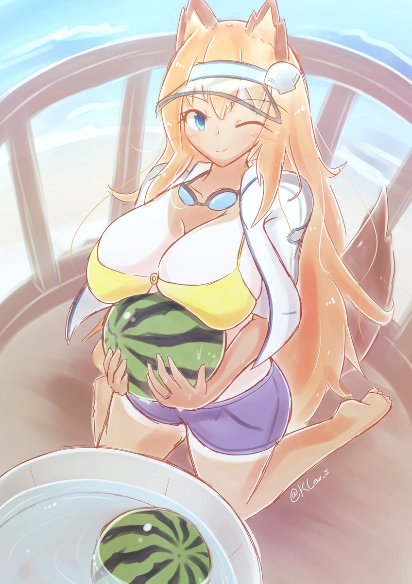 りんまま描いた!!!まだまだ夏は熱いの!! 