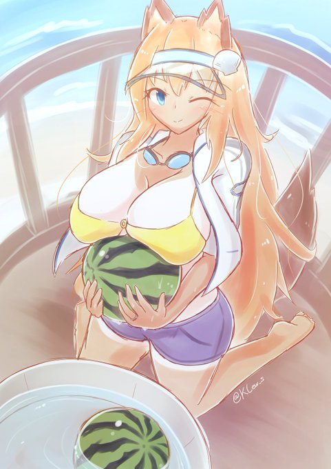 りんまま描いた!!!まだまだ夏は熱いの!! 