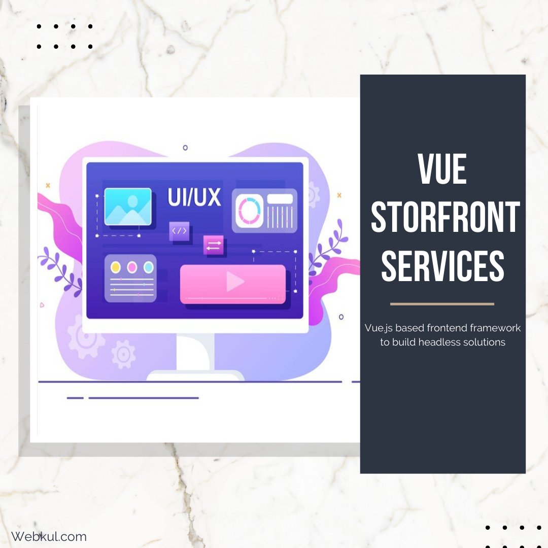 Choose #Vue Storefront development services to create amazing eCommerce user experience. 
Here is few points that Vue #Storefront do for you:
⚡Ultra-Fast User Experience
🖥️Customized UI UX
♈Flexibility
📳Progressive Web App Support