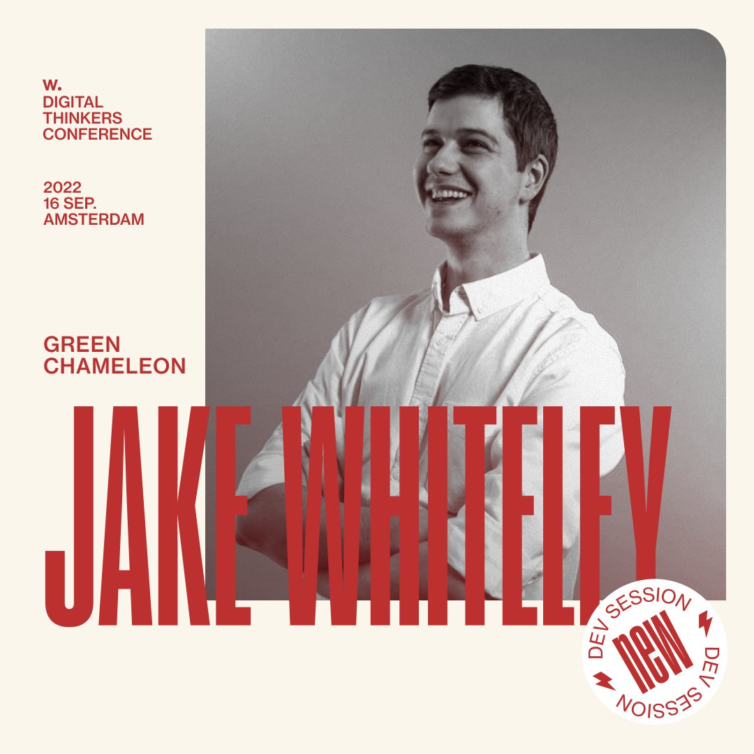 Developers, don't miss our Dev Sessions at <a href="/AwwwardsConf/">Awwwards Digital Thinkers Conference</a> 🔥

📍Dev Session with <a href="/jakewhiteleydev/">jake whiteley</a> from @CraftedbyGC〡Tools All The Way Down

More info &amp; last tickets here: bit.ly/awwwards-conf-… #awwwardsconf