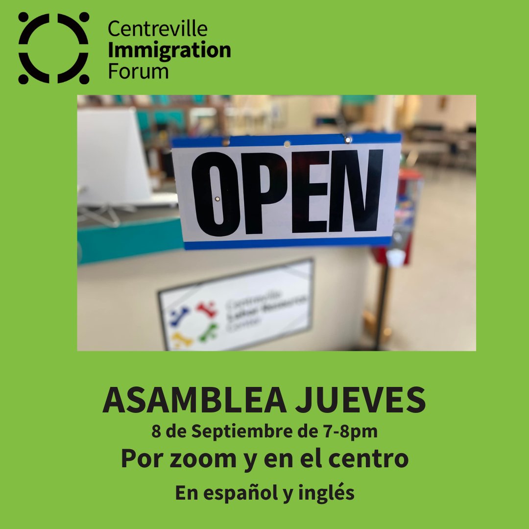Centreville Immigration Forum tweet media