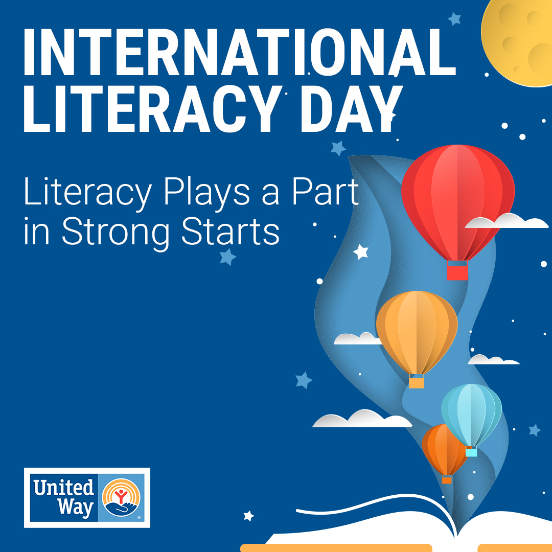 For Champaign County’s kids, a strong start includes building literacy skills. On International Literacy Day and every day we’re thankful for the donors and volunteers who help all kids thrive!

#LiveUnited #LiteracyDay