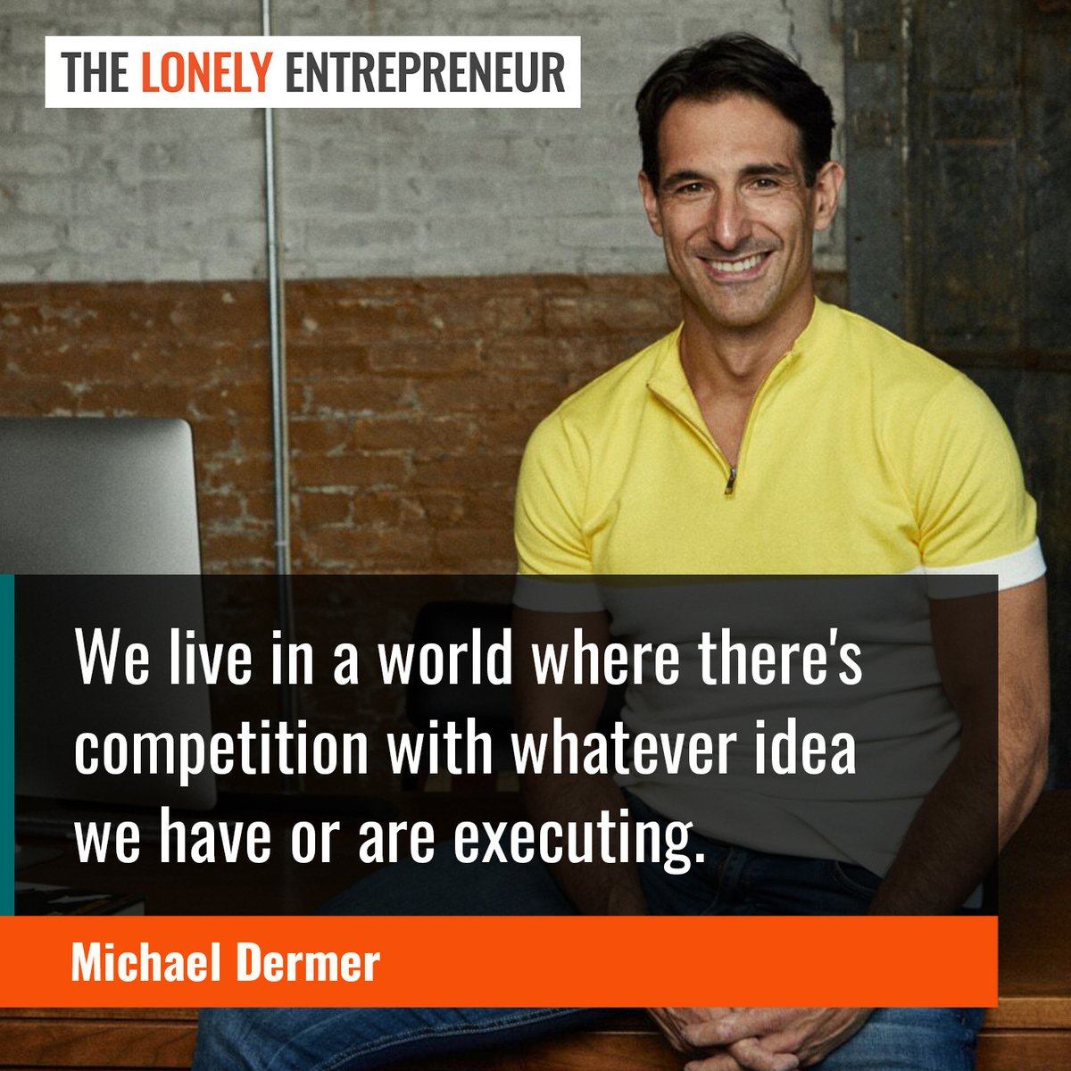 There are very few spaces where one can develop an idea where there isn't somebody doing it, thinking about doing it, or could do it in the future. With the stiffer competition, entrepreneurs have got to work harder and smarter. 
youtu.be/enP6C58p5G4
