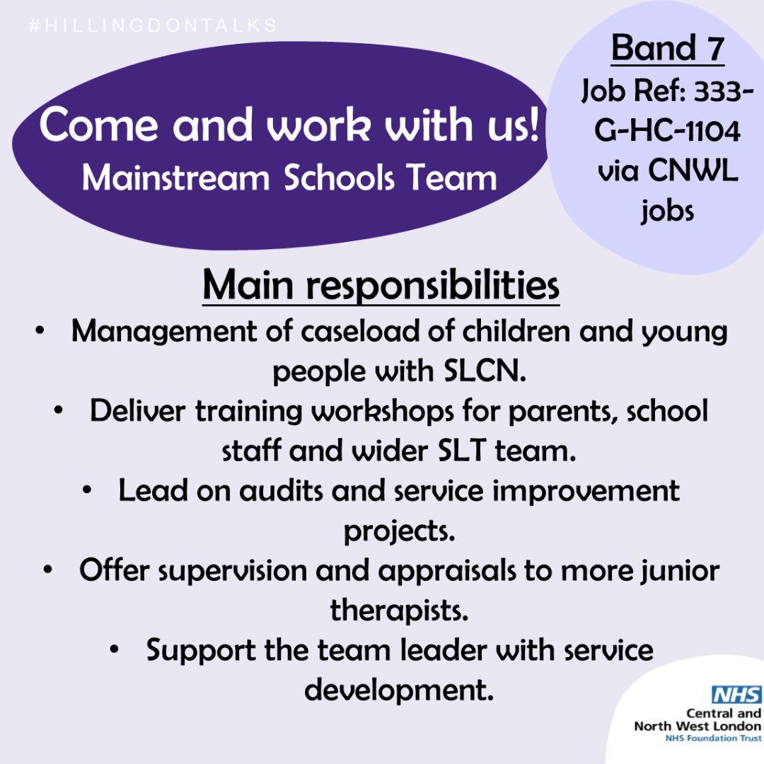 Hillingdon Children's Integrated Therapy Service tweet media