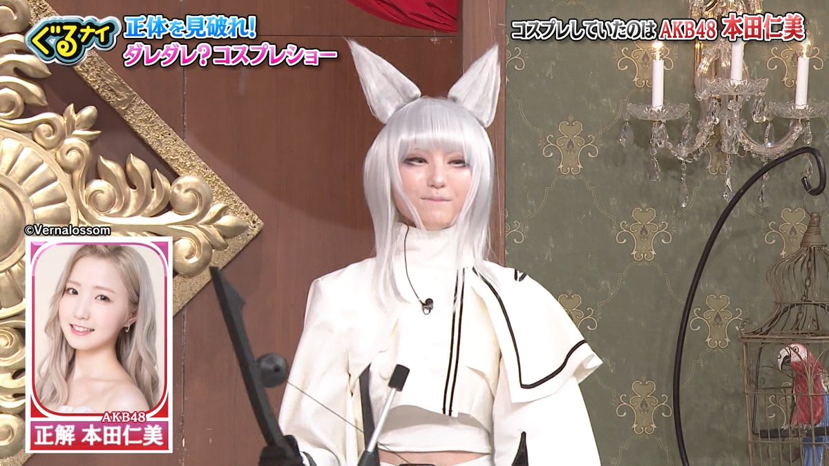 偶然 #ぐるナイ 見たら アークナイツ（プラチナ）のコスプレしてる人