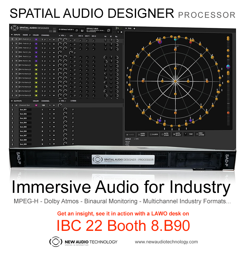 newaudiotech's tweet photo. See the new Spatial Audio Designer – Processor connected to a LAWO desk and learn about its features and benefits. Just drop by the LAWO booth to see the device in action. Our General Manager Tom Ammermann is around as well. If you like to have a quick chat, just drop us a mail. https://t.co/sEjBC2vIAi