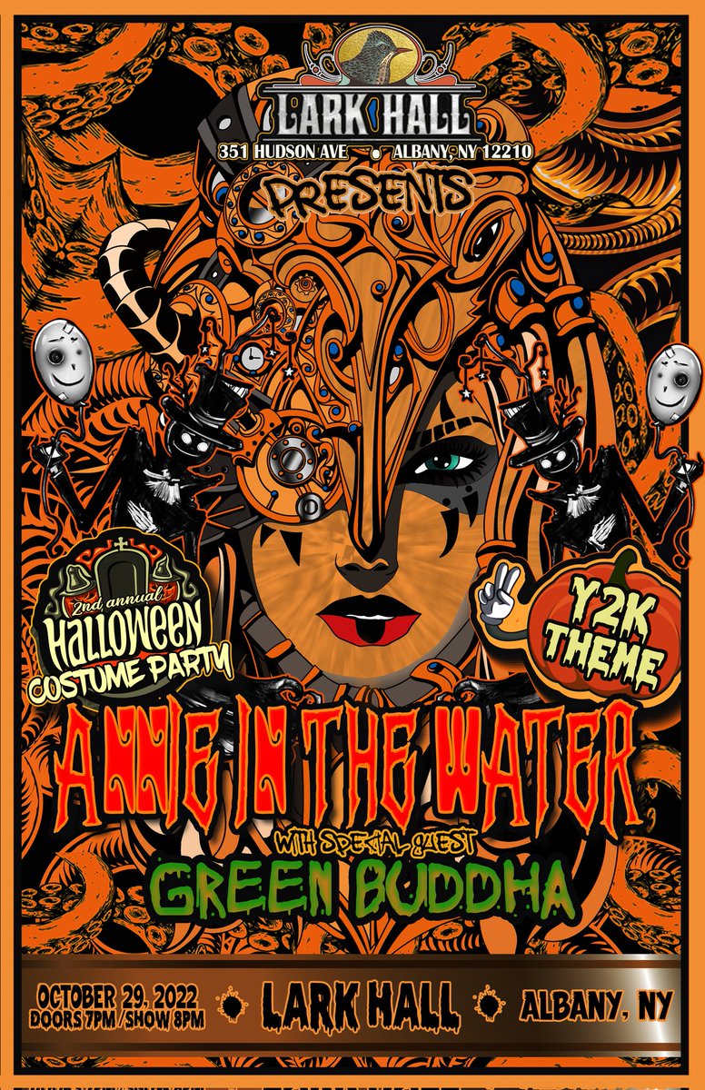 HALLOWEEN COSTUME PARTY ANYONE?!

Theme: Y2K

Super excited for this show with Annie in the Water and Green Buddha on October 29th! 

eventbrite.com/e/lark-hall-pr…

#larkhall #larkhallalbany #annieinthewater #greenbuddha #halloween #capitalregionny #capitaldistrictny #costumeparty