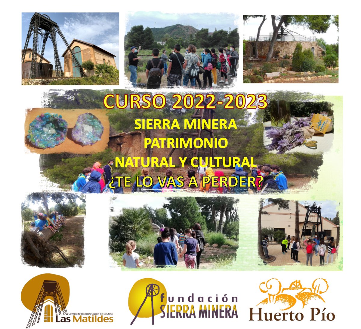 HuertoPio's tweet image. ¡Bienvenido #cursos2022-2023!
Disfruta aprendiendo con el mismo entusiasmo con el que nosotros disfrutamos enseñando. Actividades para todas las edades y grupos.
#patrimoniocultural #naturaleza Sierra Minera fundacionsierraminera.org/destacados/act…
#educacion #senderismo