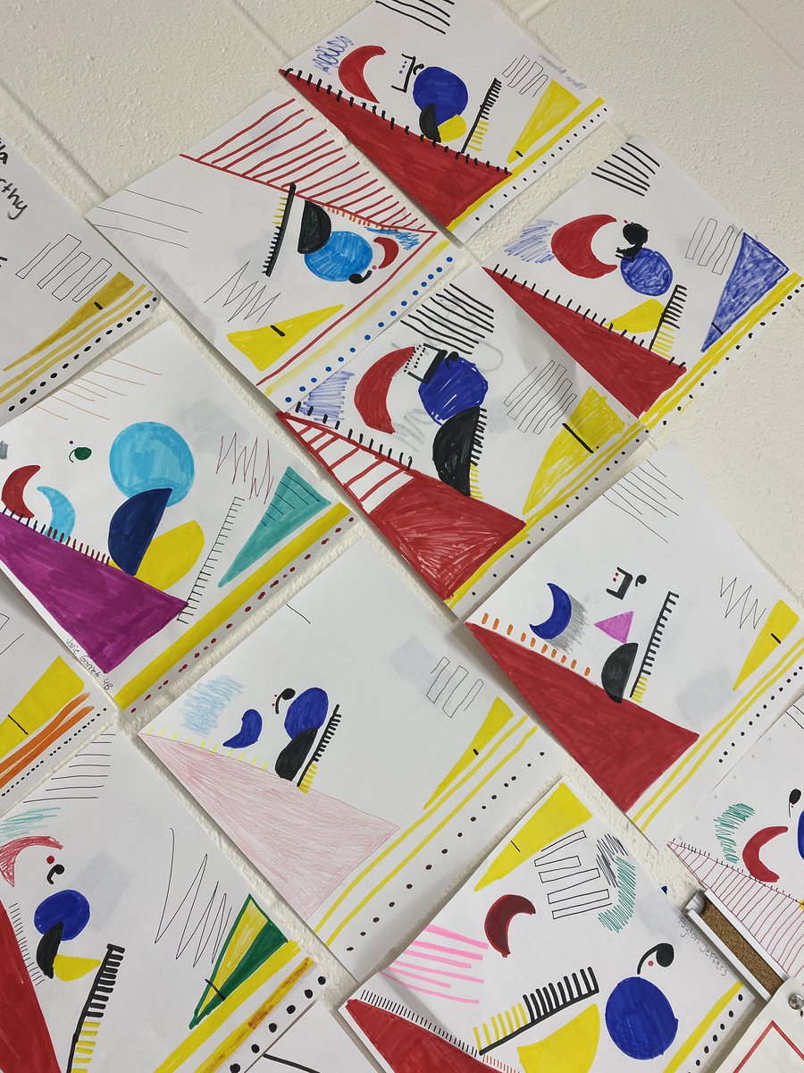 SPHSisBILSig's tweet photo. Welcome Back! Leadership 1 students use symbols to construct self-portraits using data about themselves in our opening “Getting to know you” activity. Later, they looked for patterns or similarities within the class! #7MathPractice #Art #Signature #AACPSAwesome @AACountySchools https://t.co/2yGNhZKbXP
