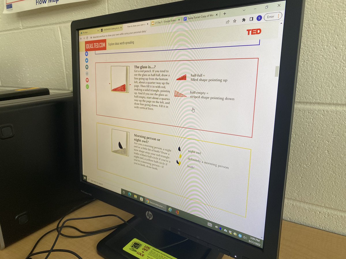 SPHSisBILSig's tweet photo. Welcome Back! Leadership 1 students use symbols to construct self-portraits using data about themselves in our opening “Getting to know you” activity. Later, they looked for patterns or similarities within the class! #7MathPractice #Art #Signature #AACPSAwesome @AACountySchools https://t.co/2yGNhZKbXP