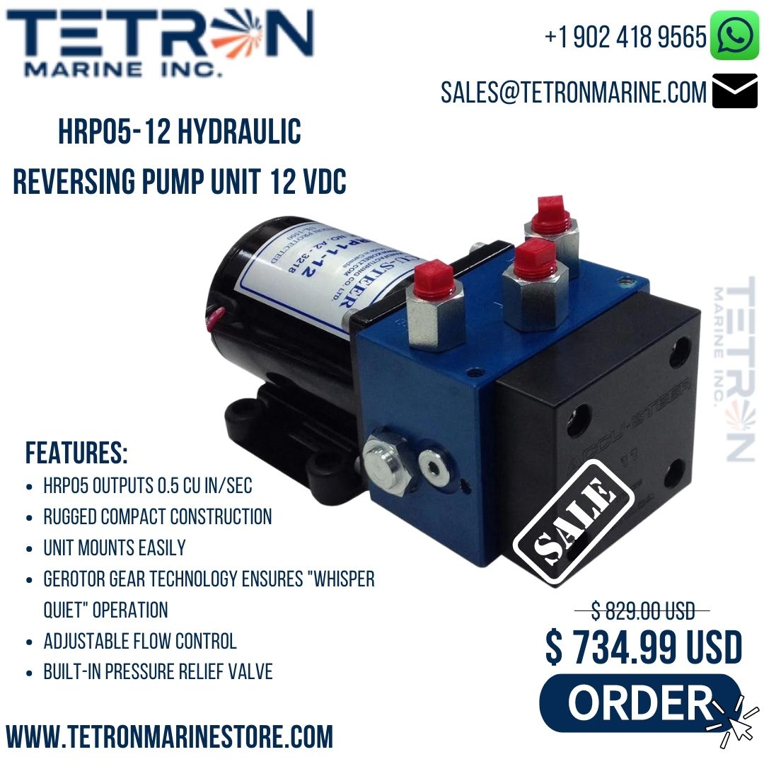 tetronmarine's tweet photo. Buy high-quality Accu-Steer HRP Series pump sets at an amazing discount price. This pump sets are designed to interface hydraulic steering systems with autopilot and electric steering controls. https://t.co/UjQ9Jgxujl

#pumpsets #HydraulicReversingPump #tetromarine #HRP05 #pump https://t.co/GAte0fkSVH