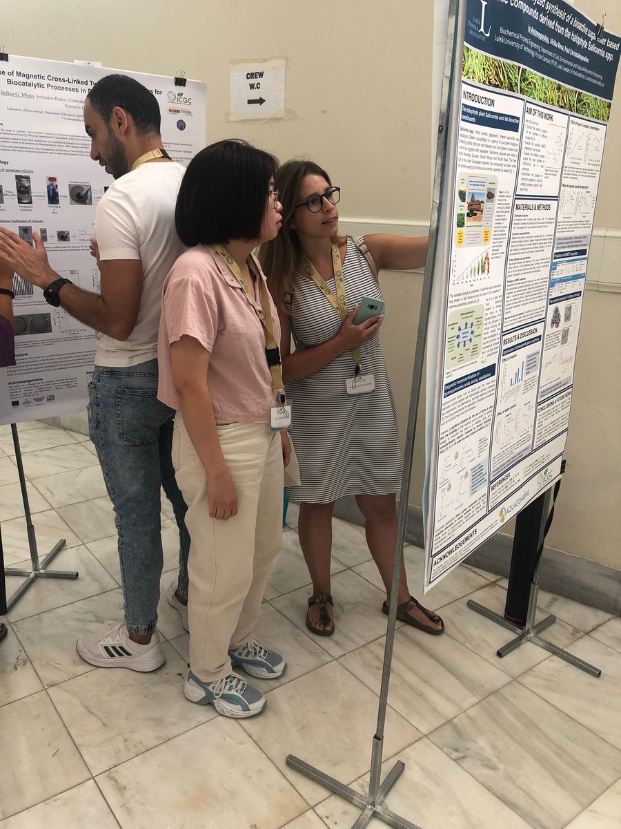Biomass4Synthon's tweet photo. Today at #9ICGC @FilipaSiopa and @milene07 are sharing some of the work at @facfarmaciaUL @IPCM_Sorbonne @iMedULisboa 

#H2020 https://t.co/IVe8gjKpiE