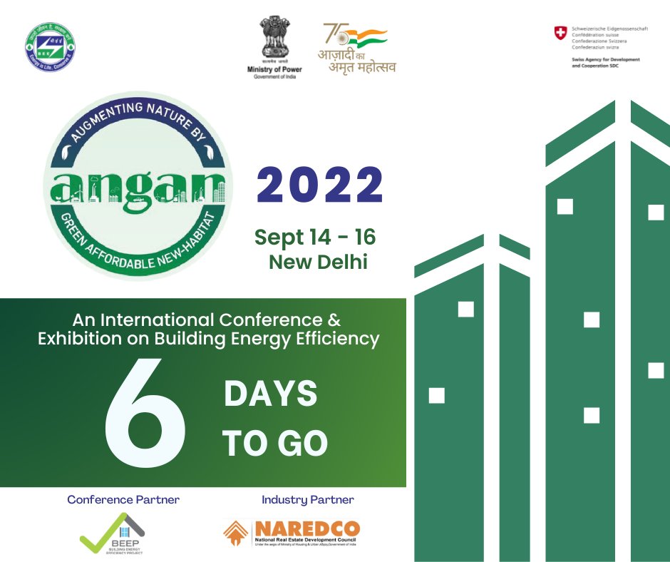 NaredcoNational's tweet photo. Will we be seeing you at #ANGAN22?
Register today a https://t.co/7EqZiHTrkI
#ThermalComfortForAll #GreenBuildings #GreenIndia #GreenLiving #CleanTech #AffordableGreen #Sustainability #Decarbonisation #NetZero #NetZeroCarbon #BuildingEnergyEfficiency
@MinOfPower @beeindiadigital https://t.co/ewSmJOP4TN