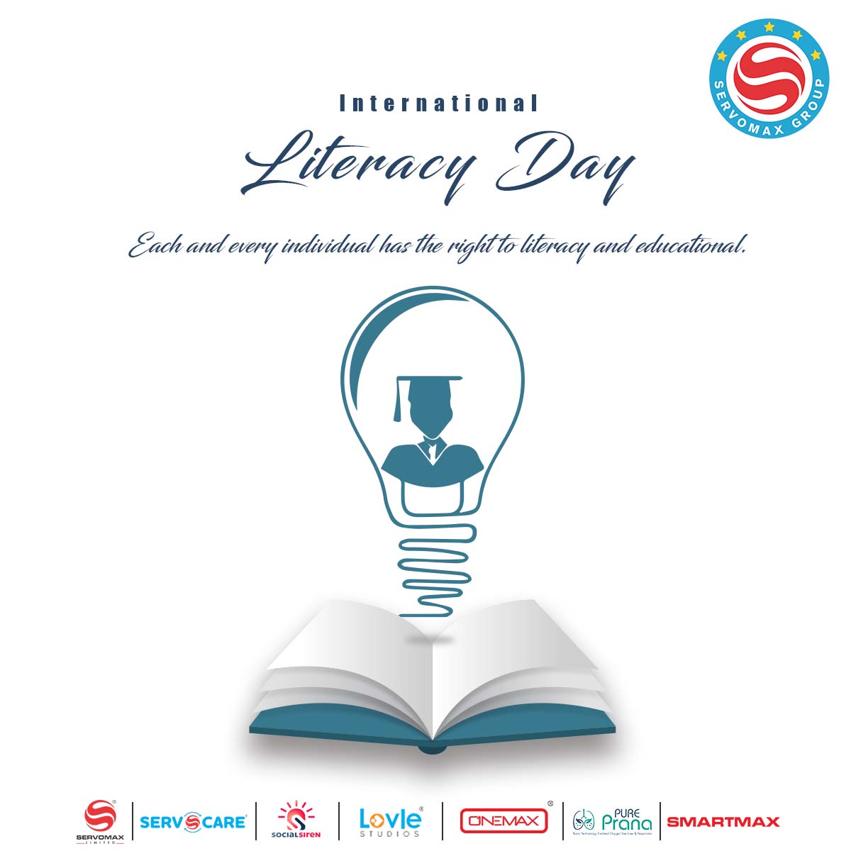 servocare's tweet photo. Each and every individual has the right to literacy and education. #InternationalLiteracyDay!

#InternationalLiteracyDay2022  #WorldLiteracyDay #TogetherWeCan #EndChildLabour #Teachers #Student #literacy #literacyday #education #learning #school

#SERVOCARE https://t.co/hhYEi44RD4
