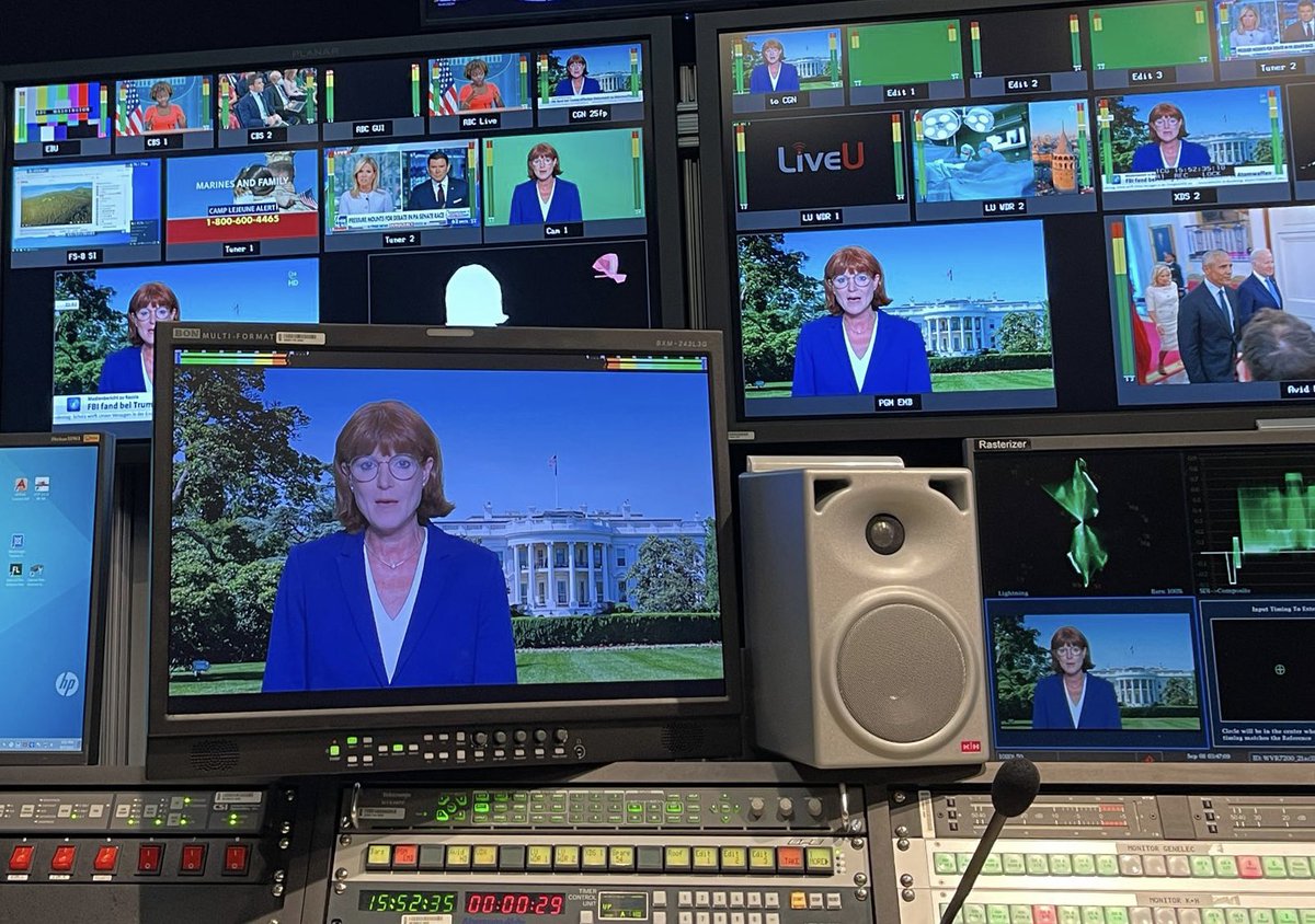 Nina Barth (@ninabarth_hsb) on Twitter photo Premiere für <a href="/tagesschau24/">tagesschau24</a> live aus Washington @ARDWashington 😊
#Trump #Atomwaffen #nuclear Premiere für <a href="/tagesschau24/">tagesschau24</a> live aus Washington @ARDWashington 😊
#Trump #Atomwaffen #nuclear