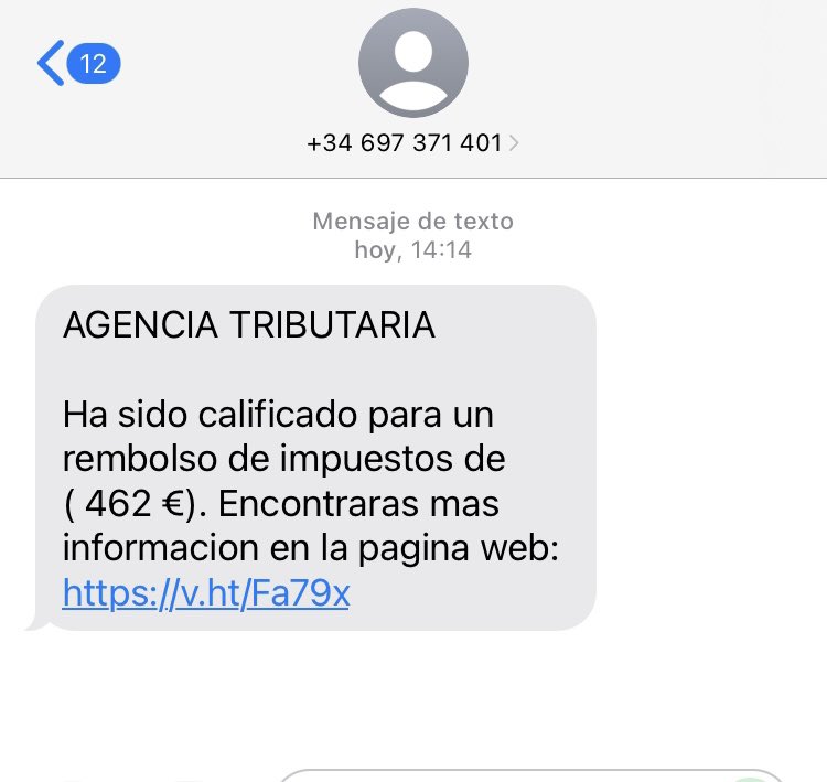 Rafa_Naveiro's tweet photo. @Agencia_Tributa Yo sé que vosotrxs ponéis tildes y que la estafa está mal hecha, si llega a poner que es una multa me lo creo, pero reembolso… @policia https://t.co/gGaR5Ejt0W