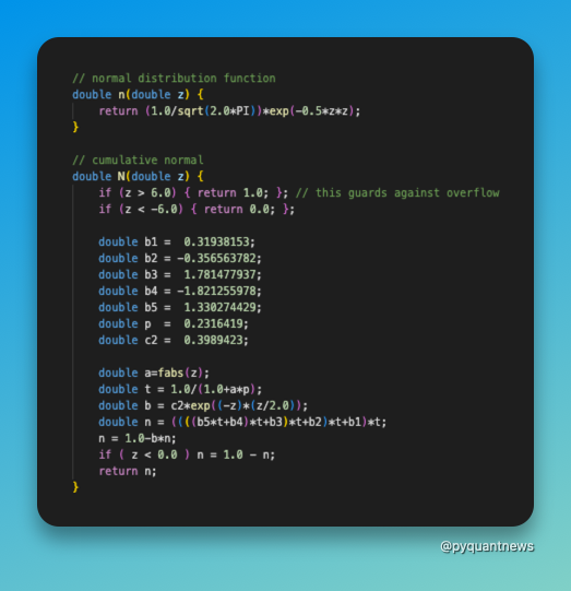 I love Python. But I wanted something faster. So I built an options ...