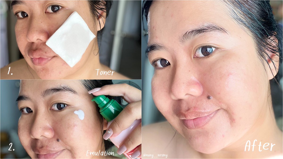 ป้ายยาแบรนด์น้องใหม่ Farmskin คู่นี้เป็น #โทนเนอร์น้ำตบแตงโม กับ #อิมัลชั่นแตงโม พกจ.น้องน่ารักมาก🍉 ส่วนผสมหลักมาจากแตงโมเลย ได้เรื่องวิตามินAและC ช่วยฟื้นฟูผิว เราชอบคู่นี้ตรงผิวหน้าชุ่มชื้น ความมันลดลงผิวดูสดใสขึ้น แต่งหน้าติดดีขึ้นไม่มีน้ำหอม และสารอันตราย #BTFarmskin