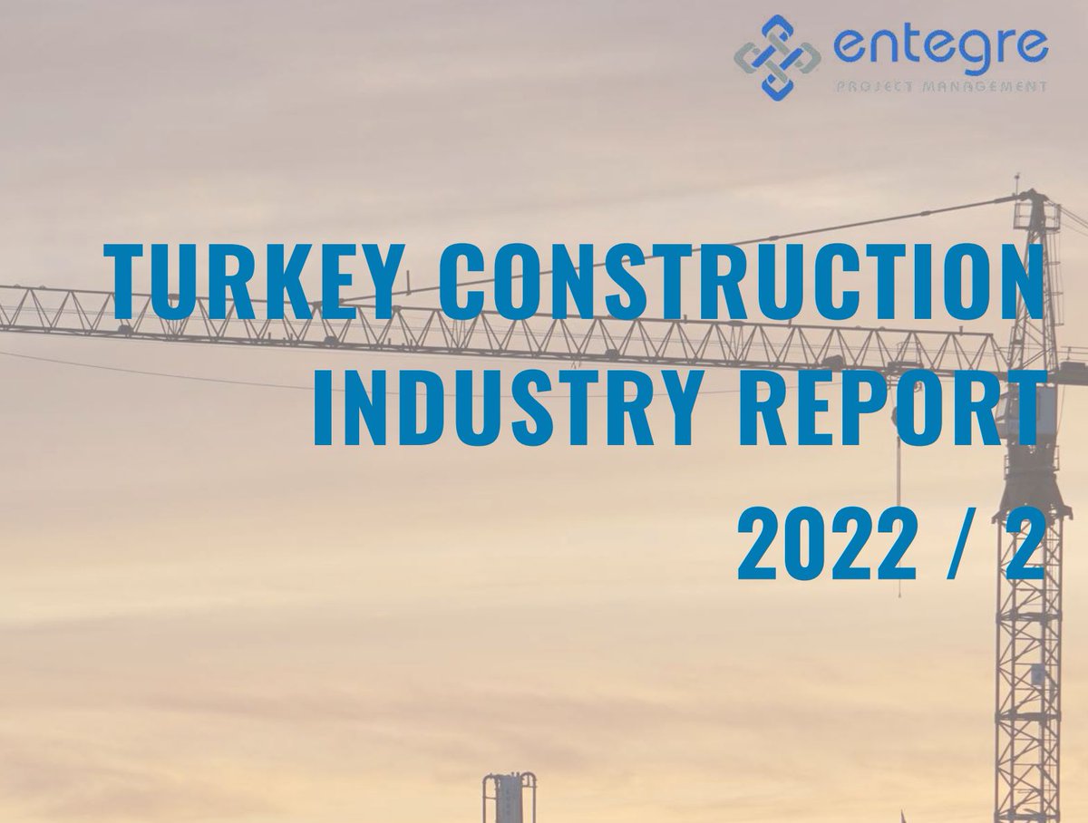 Entegre Proje Yönetim olarak, sektörel verilerden derlediğimiz 2022 2. Çeyrek İnşaat Sektör Raporu'na linkten ulaşabilirsiniz.
Turkey Construction Industry Report 2022 Q2 which is compiled from sectoral data can be accessed by the link below. 
epy.com.tr/tr-insaat-sekt…