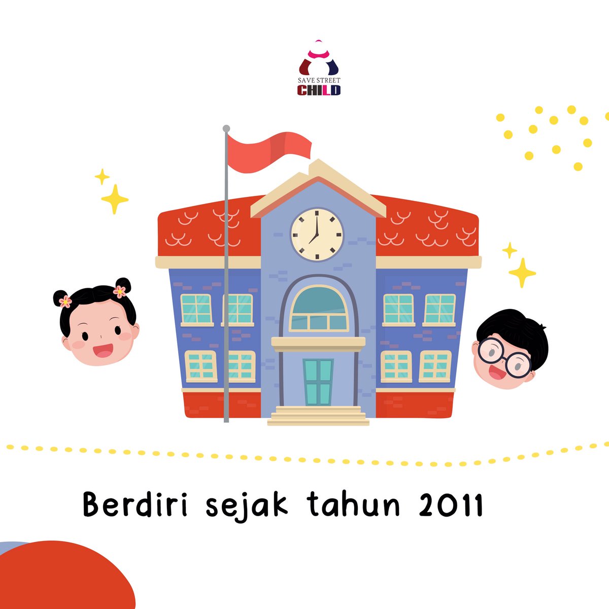 Buat kamu yang belum tahu, Organisasi independen ini diinisiasi oleh Shei Latiefah atau yang akrab kita panggil dengan Kak Shei pada 23 Mei 2011.

Pada tahun 2013, Save Street Child resmi berada di bawah naungan Yayasan Sekarya Sobat Cinta Indonesia nih kak.