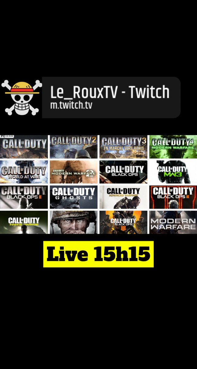 KhenessO's tweet photo. Rdv sur twitch Le_RouxTV a 15h15 début du live donne la force https://t.co/I0RNHHSRs9