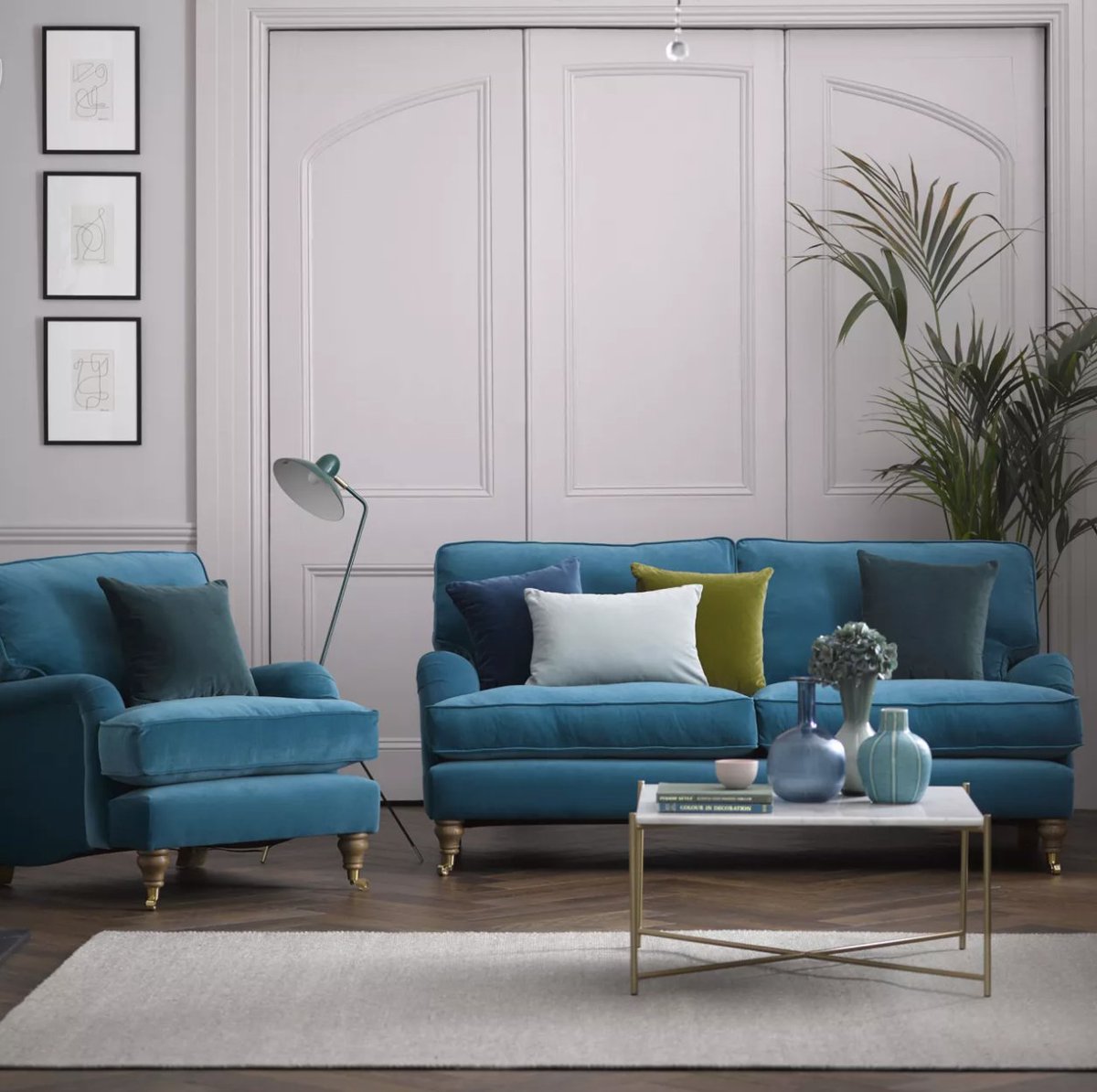 "Teal and grey living room ideas – how to work this winning combo" - <a href="/idealhome/">Ideal Home</a> 😍

👉 idealhome.co.uk/living-room/li… 

#InteriorDesign #Inspiration #Colour #Design #Home #Spaces #Decor