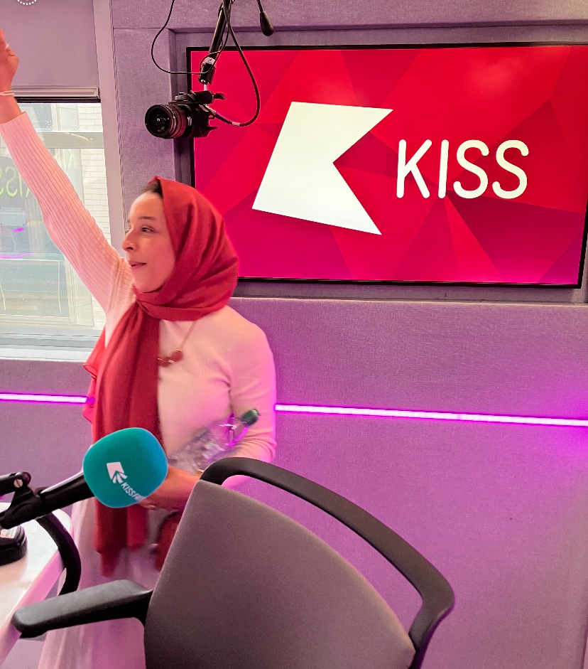 riofoundation's tweet image. Huge thanks to @0Bex0 @kayleegolding_ and the team @KissFMUK for arranging a visit to the studio and meeting presenters for our Manchester team and youth ambassador #Boshra  #notboxed👏👏