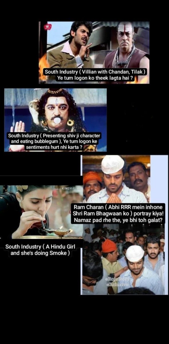Indian80331071's tweet photo. @LycaProductions @ikamalhaasan @arrahman @MadrasTalkies_ Please  don't watch this movie, If Bollywood Disrespect Hindi God so south also disrespect movie but when he never disrespect because PAN india realese

#boycottsouth #boycottps1  #BOYCOTTGANGTMKC #bollywoodlover #Bollywood 

This movies was flop for anti hindu content https://t.co/mHoZlopPkt