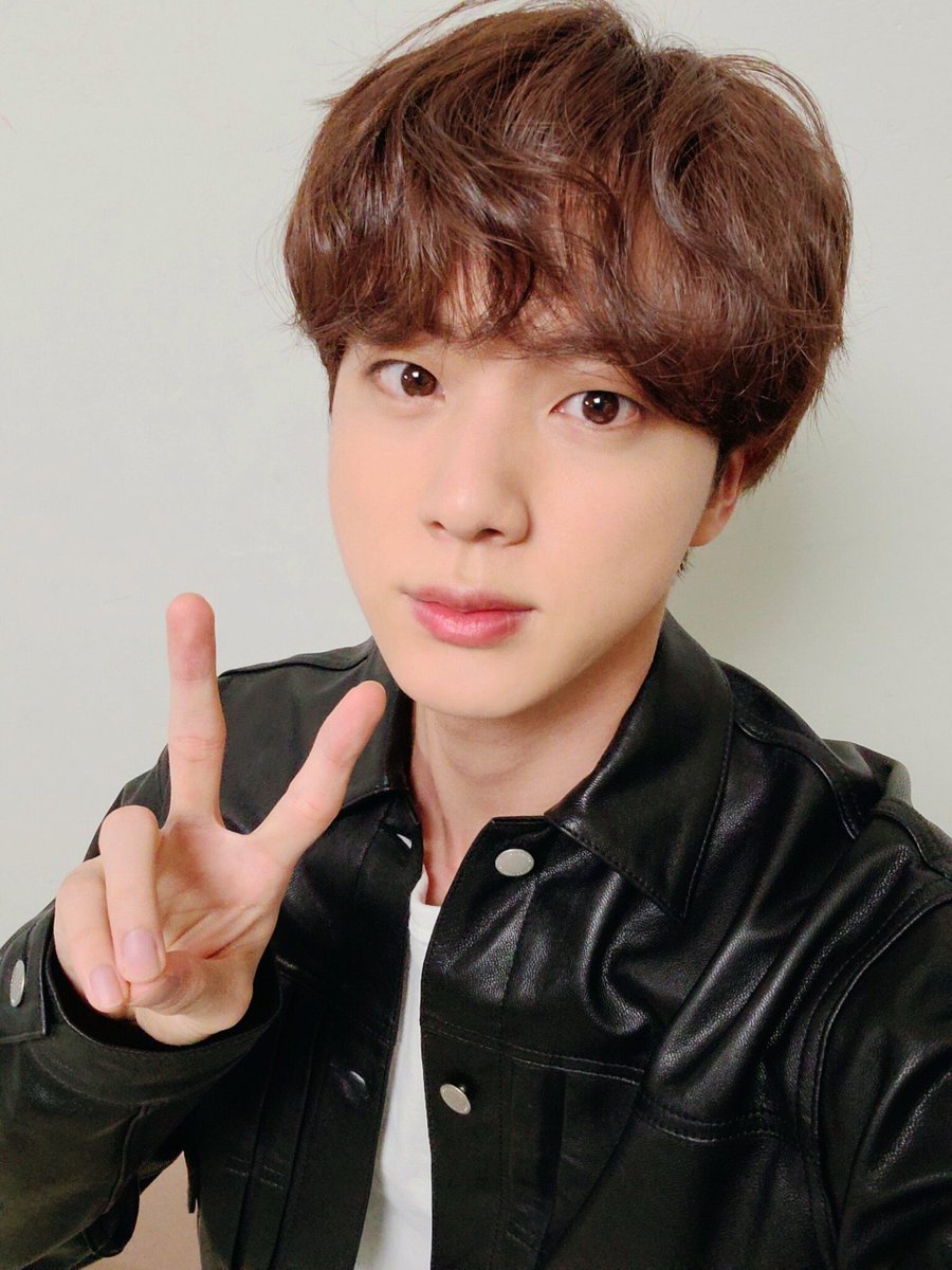 fluffy brown chocoball seokjin is back🥺🥺🥺