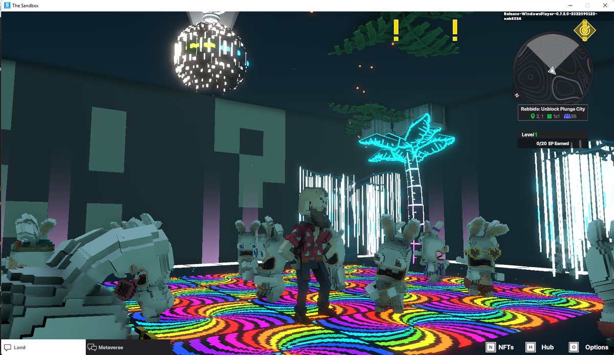 pigletp85's tweet photo. @TheSandboxGame @RabbidsOfficial I just participated in the #SandboxAlphaS3Giveaway for a chance to win 500 SAND! Found the Disco Rabbid, check out my screenshot below!
👇 https://t.co/H5bLmioMVE