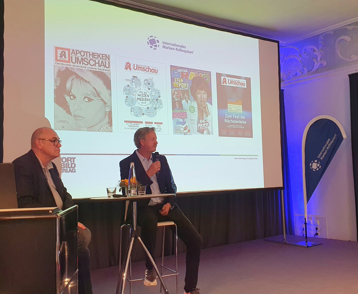 #IMK2022 Was hat Unternehmertum mit Bällen, 11 Minuten, der RentnerBravo zu tun? Andreas Arntzen, Vorsitzender der Geschäftsführung Wort &amp; Bild Verlag Konradshöhe GmbH &amp; Co. KG, gewährt spannende Einblicke mit Carl-Frank Westermann, Gründer der Agentur für Soundbranding Wesound.