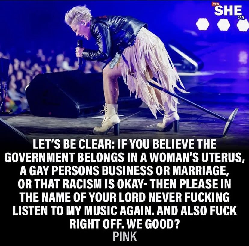 💯👇…<a href="/Pink/">P!nk</a>!