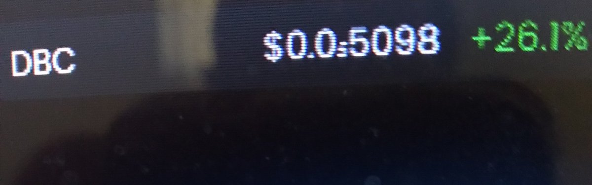 We crossed over in the 5's!!! Up another 26%!!! Let's keep it going.