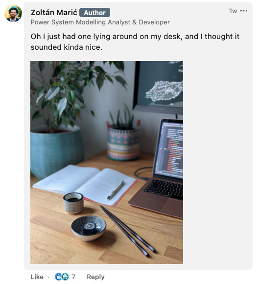 zoltanmaric's tweet photo. I thought I was being clever with my little Copper Sushi 🍣, but just a week in, someone beat me at my own game 🙈🥹

https://t.co/V0kIcKMgWY

#coppersushi #gridporn #PyPSA #vegan https://t.co/nYUlchTS2g