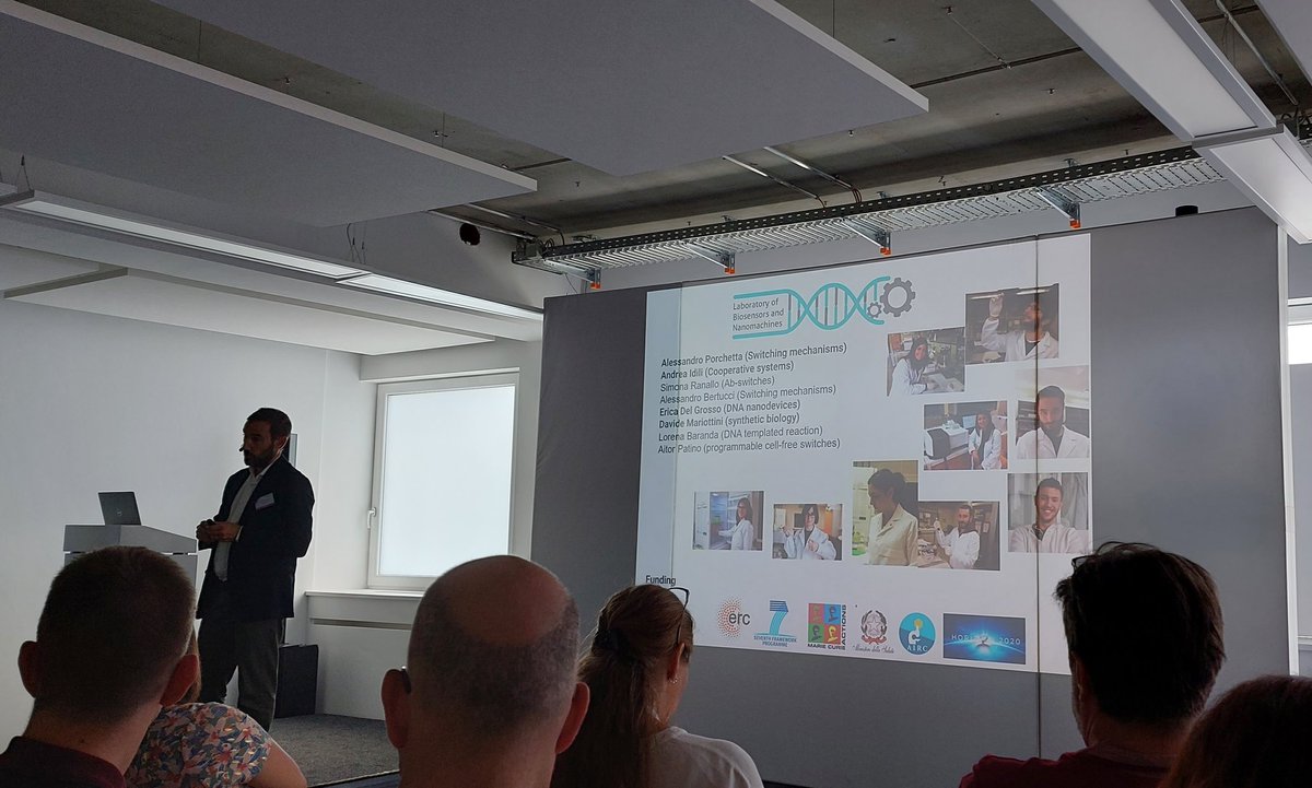 Irene Ponzo (@ponzo_irene) on Twitter photo Very interesting talk by <a href="/RicciLab/">Francesco Ricci Lab</a> at our #switchSENSE User Meeting 😀 always loved how #DNAnanotechnology and #biosensors combine! 🧬 Very interesting talk by <a href="/RicciLab/">Francesco Ricci Lab</a> at our #switchSENSE User Meeting 😀 always loved how #DNAnanotechnology and #biosensors combine! 🧬