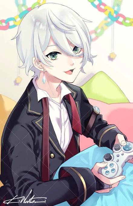 【お仕事】蛍雪たづきくん()のお誕生日イラスト担当しました!おめでと～!  