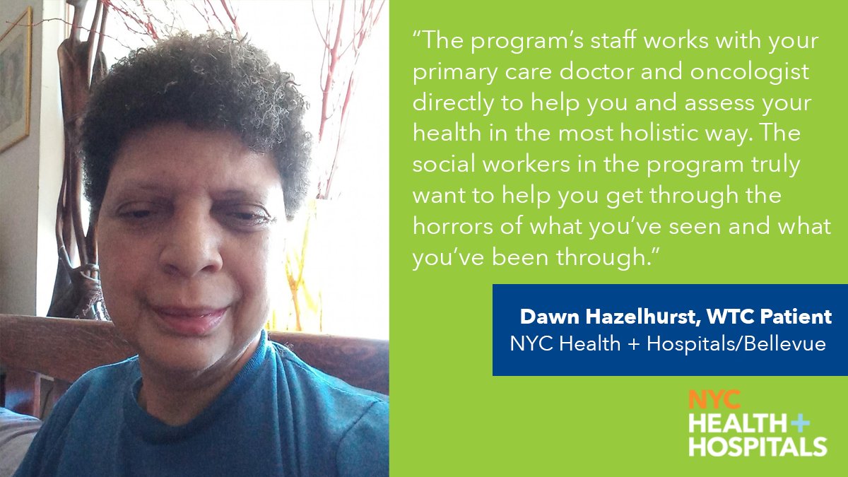 Hear from a patient of the @NYCHealthSystem #WTCHealthProgram, which assesses and treats WTC-related physical and #MentalHealth conditions of #September11 survivors. Learn more: ow.ly/uJvI103YHz7
#NeverForget