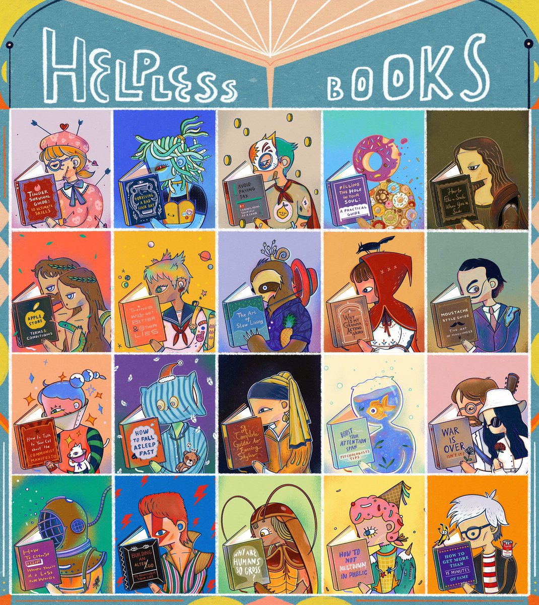 HelplessBooks's tweet photo. GN/GM, fam! 🦉🐥 Have you found the book you need from this Helpless Collection? 😉📕📗📘📙📚✨
#NFTs #NFTCommunity #HelplessBooks https://t.co/8R8N5RxGY4