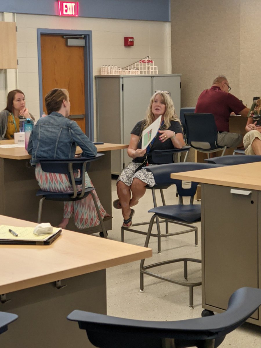Starting faculty meetings with teacher share outs! #learningfromeachother #bssdproud #mountrockengaged