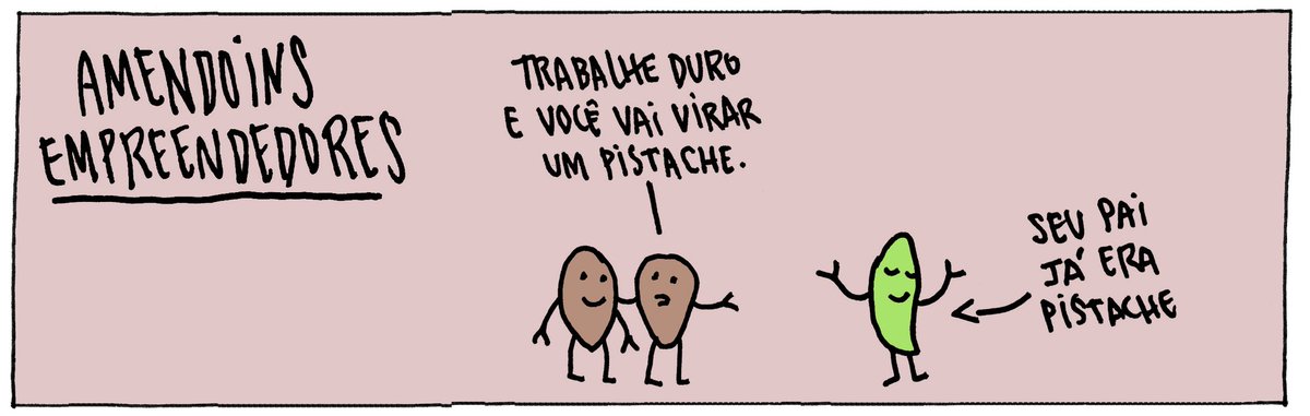 Amendoins empreendedores.