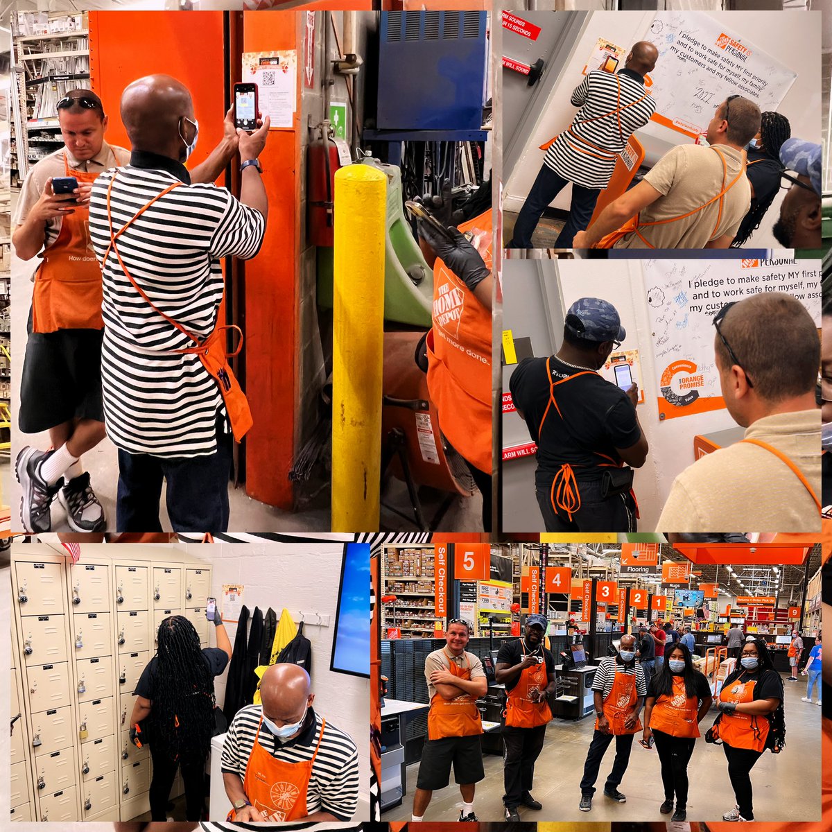 @THD4112 This morning meeting we went on a scavenger hunt #SafetyTakesEveryone today we focused on the 🔝6 safety aspects @MattWichner @MaryLuk33744050 @jonbaumann304 @JessieWhiteman2 @greenkelly95