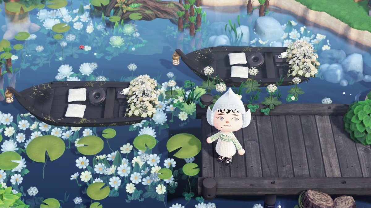 AncelineN's tweet photo. ❀ Vintage Flowery Boats ❀
•
Thanks to @Callmerob__ who kindly fixed this mod issue and lend me his HHP boat mod, we now have some cute little flower boats to decorate our ponds!!
•
4 variations available 🤍🤎
•
https://t.co/ZpSwQpGoDp
•
#acnh #acnhmods https://t.co/QYudPddKqs