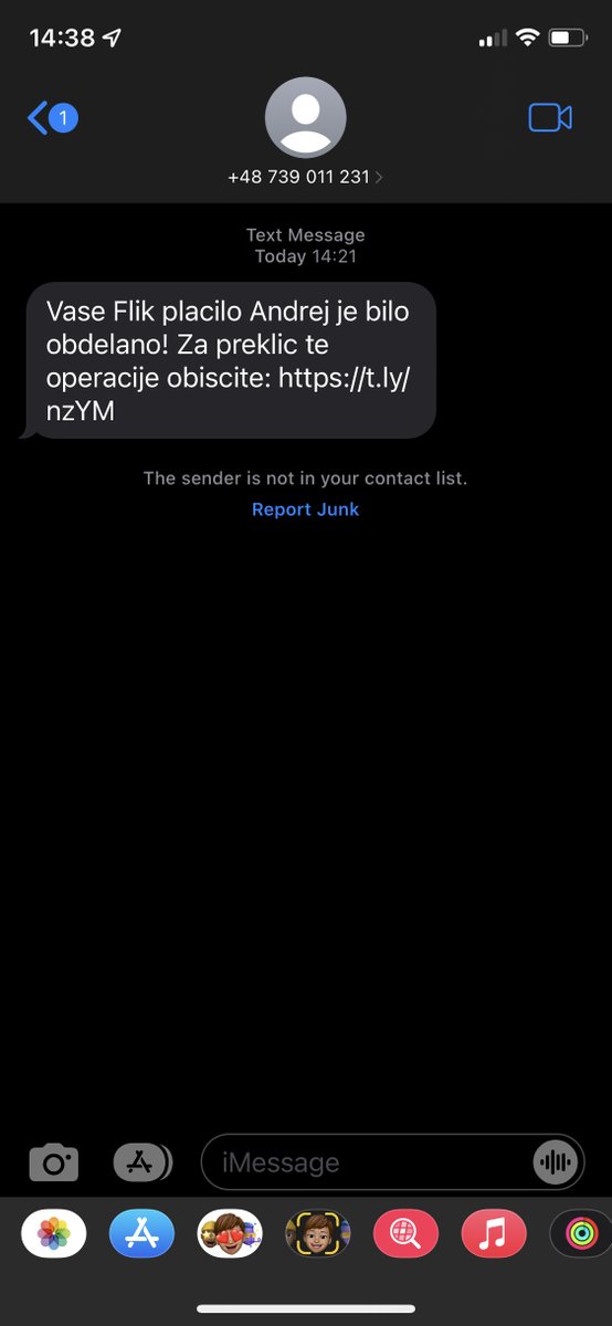 Klemen1337's tweet photo. Danes sem prejel SMS, ki pelje na lažno NLB spletno stran. Ne odpirajte povezave. @varninanetu https://t.co/3U4QWWLFFp